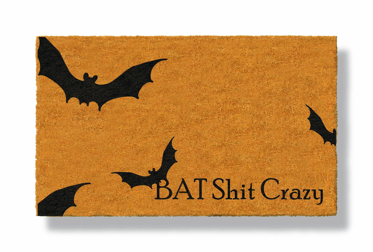 BAT SHIT CRAZY Bat Shit Crazy Doormat Halloween Doormat Etsy UK