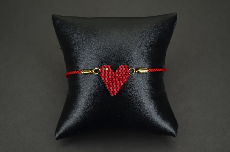 Handmade Miyuki Heart Bracelet