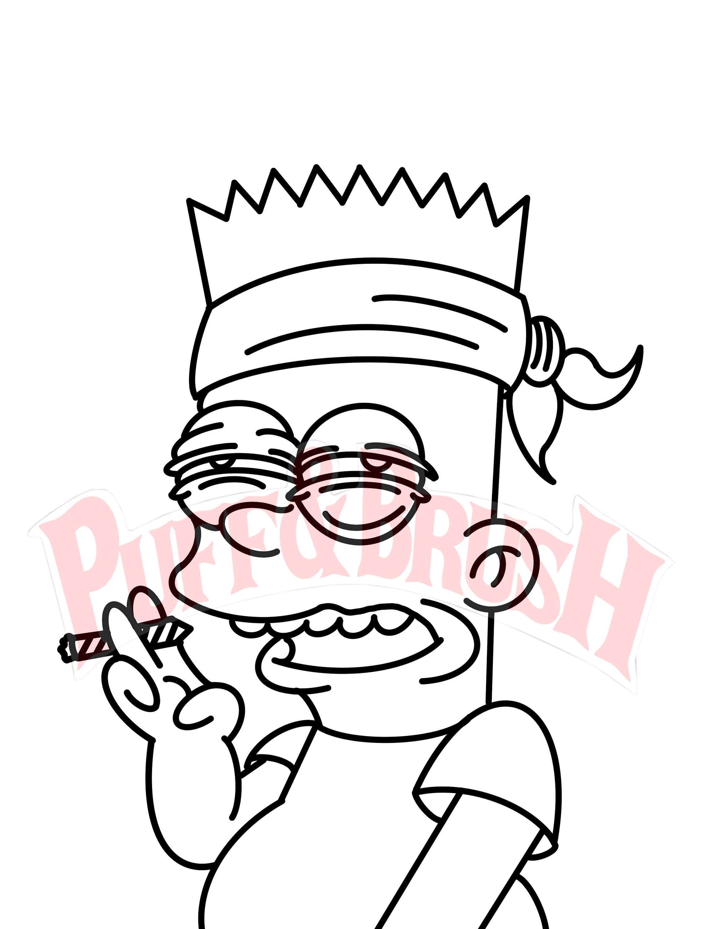 Bart Simpson Digital Download - Etsy