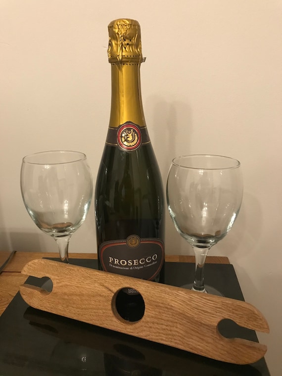 Wine glass bottle server