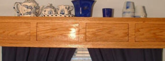 Oak Wood Window Cornice Mission2 35 Etsy