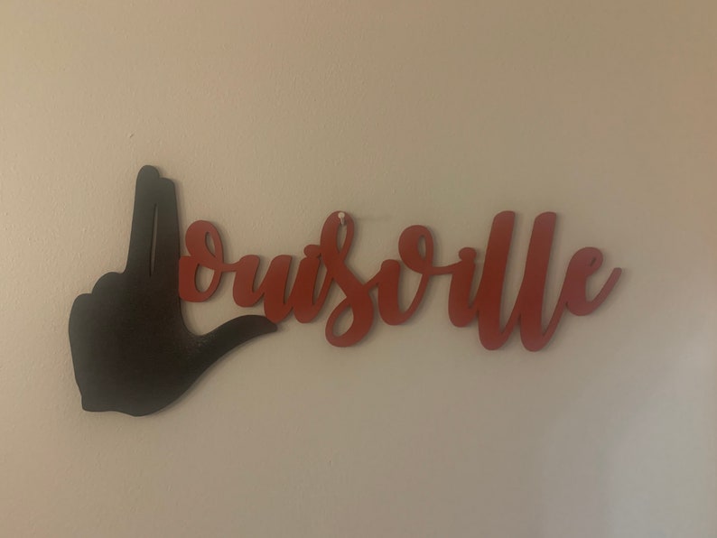 University of Louisville Cardinals l Wall Art Etsy