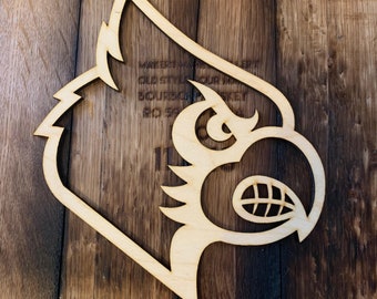 University of Louisville Cardinal Wall Art | Laser Cut from Baltic Birch