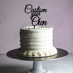 Personalised Changeable Acrylic Cake topper | FREE Proof Designs | Birthday Cake topper | Wedding Cake topper | Cake Decor