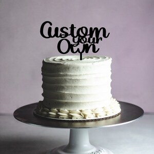 Custom Cake Topper | All Changeable | FREE Proof Design | Acrylic Birthday | Baptism | Wedding | Baby Shower | Christening | Cake Decor