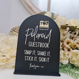 Polaroid Photo Guestbook Sign | guestbook Sign | photo guestbook | wedding guestbook sign | engagement sign | polaroid camera | wedding sign