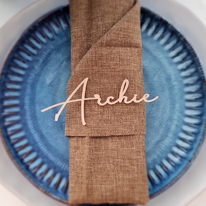 Acrylic Seating place cards | Gold Acrylic name cards | seating plaques | Wedding table decor | Wedding name plaques | Name placements
