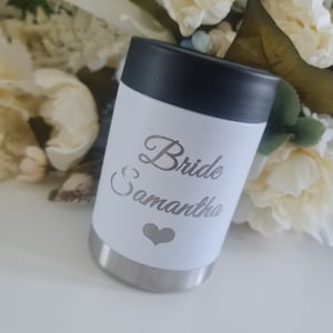 Personalised Stubby Can Holder | Stainless Steel | Christmas gift | Beer Bottle Cooler | Wedding gift | Birthday gift | Custom Etched Cooler