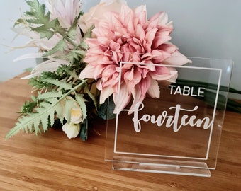 Acrylic Table numbers | Mirror Table numbers | Freestanding Table Numbers | Event table numbers | Wedding number | Seating Arrangements
