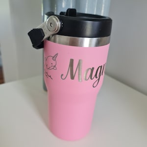 Personalised 500ml Drink bottle | Custom designed | Handle Drink bottle | Back to school | Kids Drink bottle | Water Bottle | Laser engraved
