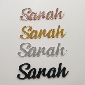 Personalised Acrylic Name Place Seating | Custom Name Place Cards | Name Plaques | Wedding Guest Names | Wedding Events | Guest name