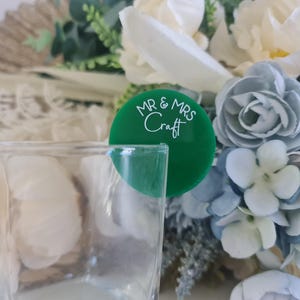 Drink Tags Acrylic Stemless | Cocktail Glass | Hens | Drink Accessories | Wedding Decor | Birthday | Custom Wedding tags | Personalised Tags