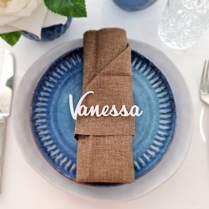 Cartões de assentos de acrílico personalizados com nomes | feitos sob medida | cartões de lugares com nomes | placas de nomes | nomes dos convidados | corte a laser | evento de casamento