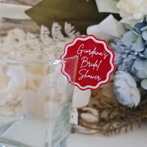 Drink Tags Acrylic Stemless | Cocktail Glass | Hens | Drink Accessories | Wedding Decor | Birthday | Custom Wedding tags | Personalised Tags
