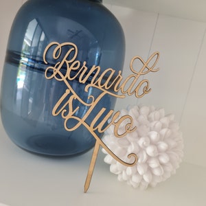 Birthday Cake Topper | Name is Changeable | FREE Proof Design | Acrylic Cake topper | Birthday Cake Topper | Glitter Topper | Age Topper