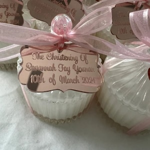 Personalised Bonbonniere Tags | Christening | Baptism | Wedding gift tags | Treat Tags | Candy Bar Tags | Acrylic Swing Tag | Hanging tag