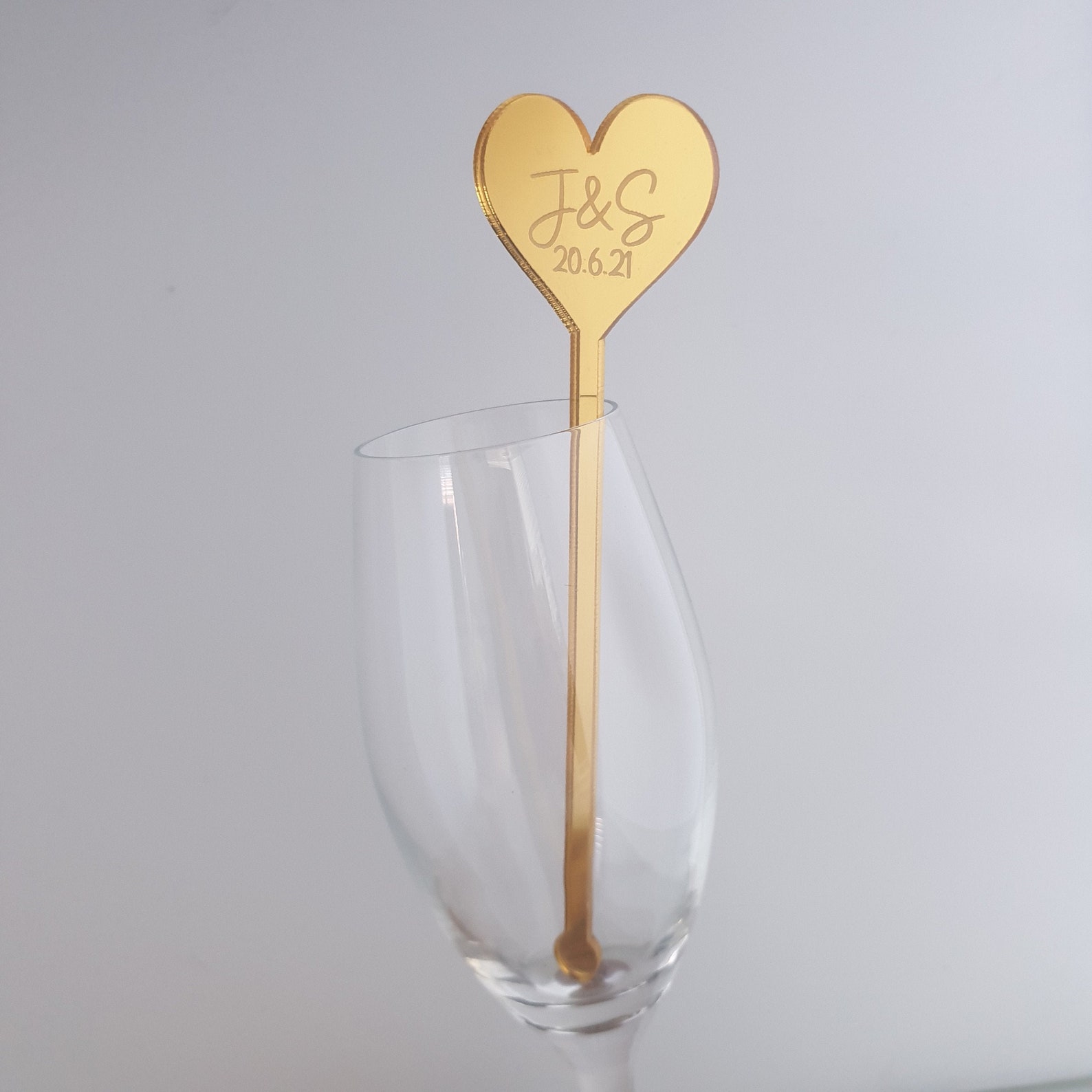 Drink Stirrers Gold Drink Wedding Stirrers Personalized Etsy Sweden