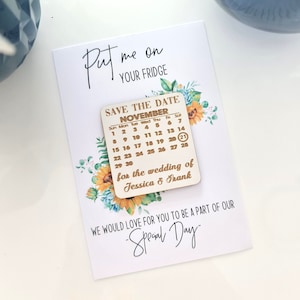 Wedding Save the date Magnets | Wedding Invitations | Event Calendar | Personalised Save the dates | Invitations | Wooden Invites |