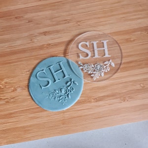Name initials cookie debosser | Personalised Fondant Debosser | Personalised Cookie Stamp | Birthday l Custom Cookie Stamp l Embosser
