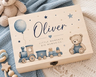Coffret souvenir en bois personnalisé | Coffret à souvenirs sur mesure | Coffret souvenir bébé | Coffret mariage | Coffret commémoratif | Cadeau imprimé UV