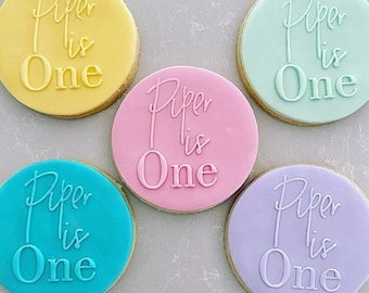 Custom Made Cookie Stamp | Personalised fondant debosser | Personalised Cookie Stamp | Baby Shower |  Birthday | Themed | Friends | Embosser