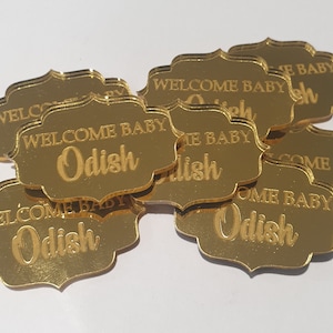 Personalised Bonbonniere Tags | Christening | Baptism | Wedding gift tags | Treat Tags | Candy Bar Tags | Acrylic Swing Tag | Hanging tag
