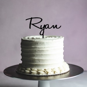 Name  Acrylic Cake Topper | FREE Proof Design | Birthday | Birthday cake topper | Personalised | Milestone birthday | Baptism | Weddings