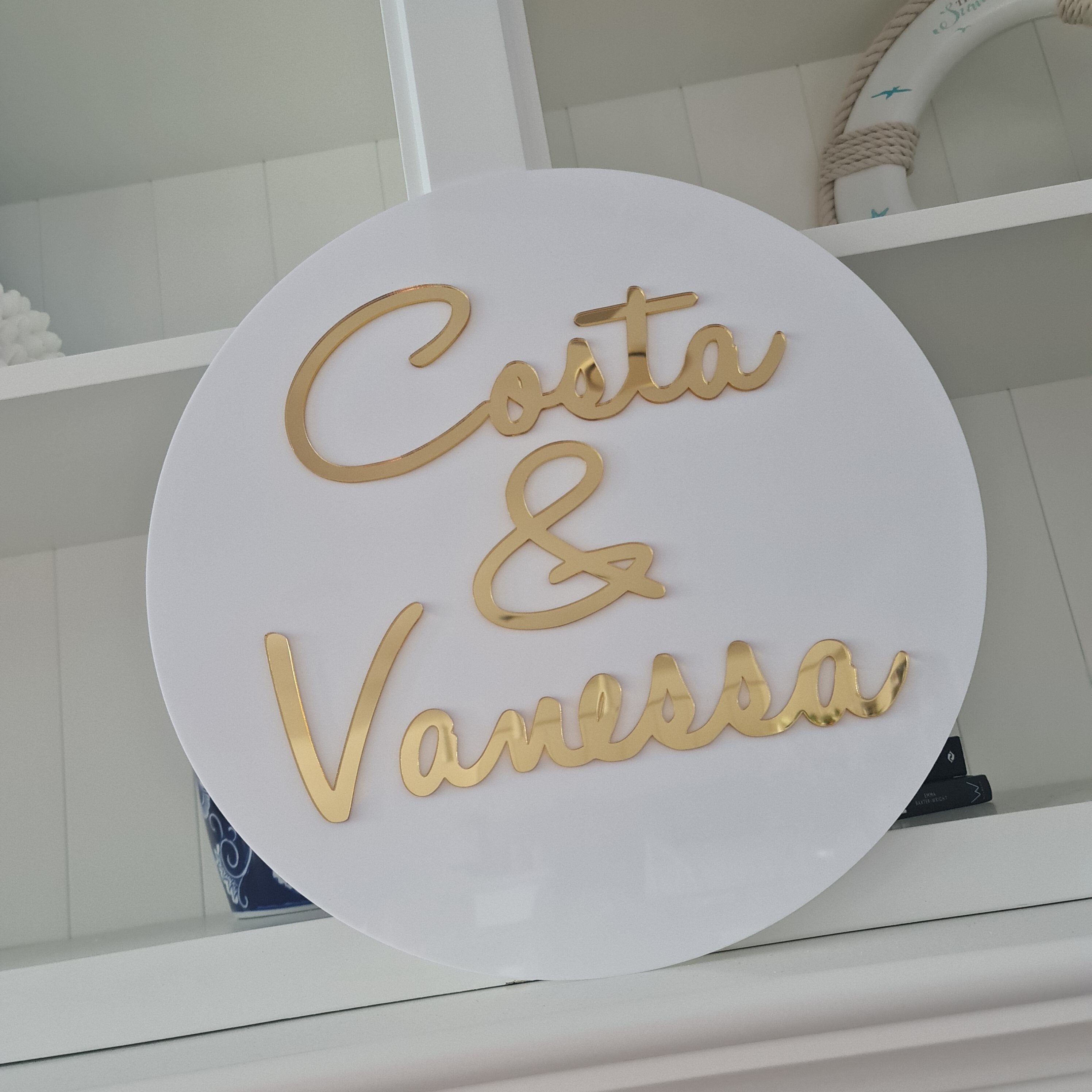 Personalised backdrop sign | Double Layer Acrylic | Baby shower sign | Guest Sign | Backdrop sign | Event Sign | Balloon Garland sign