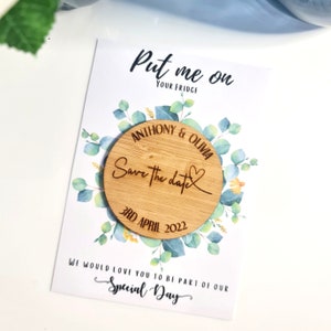 Wedding Save the date Magnets | Wedding Invitations | Event Calendar | Personalised Save the dates | Invitations | Wooden Invites |
