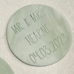 Custom Made Cookie Stamp | Personalised fondant debosser | Personalised Cookie Stamp | Baby Shower |  Birthday | Themed | Friends | Embosser