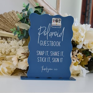 Polaroid Photo Guestbook Sign | guestbook Sign | photo guestbook | wedding guestbook sign | engagement sign | polaroid camera | wedding sign
