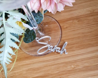 Place Seating Cards | Personalised Acrylic | Custom Made | Place Cards | Name Plaques | Guest Names | Laser Cut Names | Wedding Events