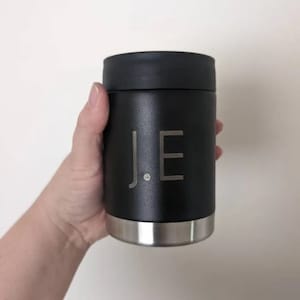 Personalised Stubby Can Holder | Stainless Steel | Christmas gift | Beer Bottle Cooler | Wedding gift | Birthday gift | Custom Etched Cooler