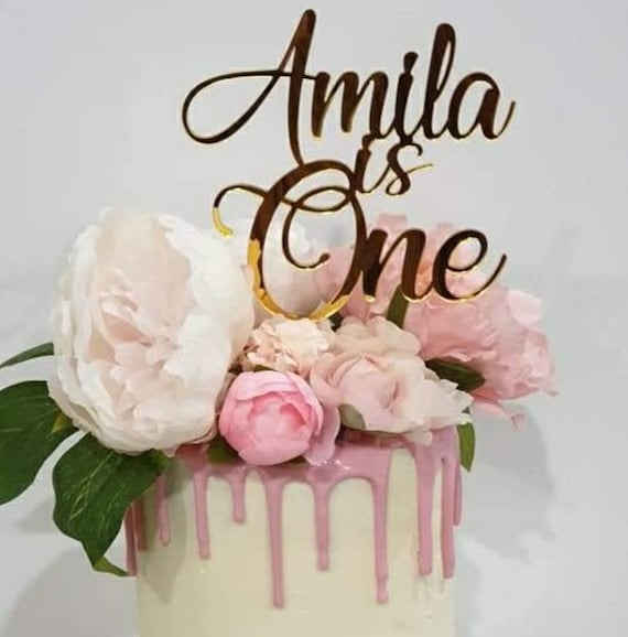 confirmation wedding birthday baby shower bridal christening communion baptism custom personalised acrylic Cake Topper