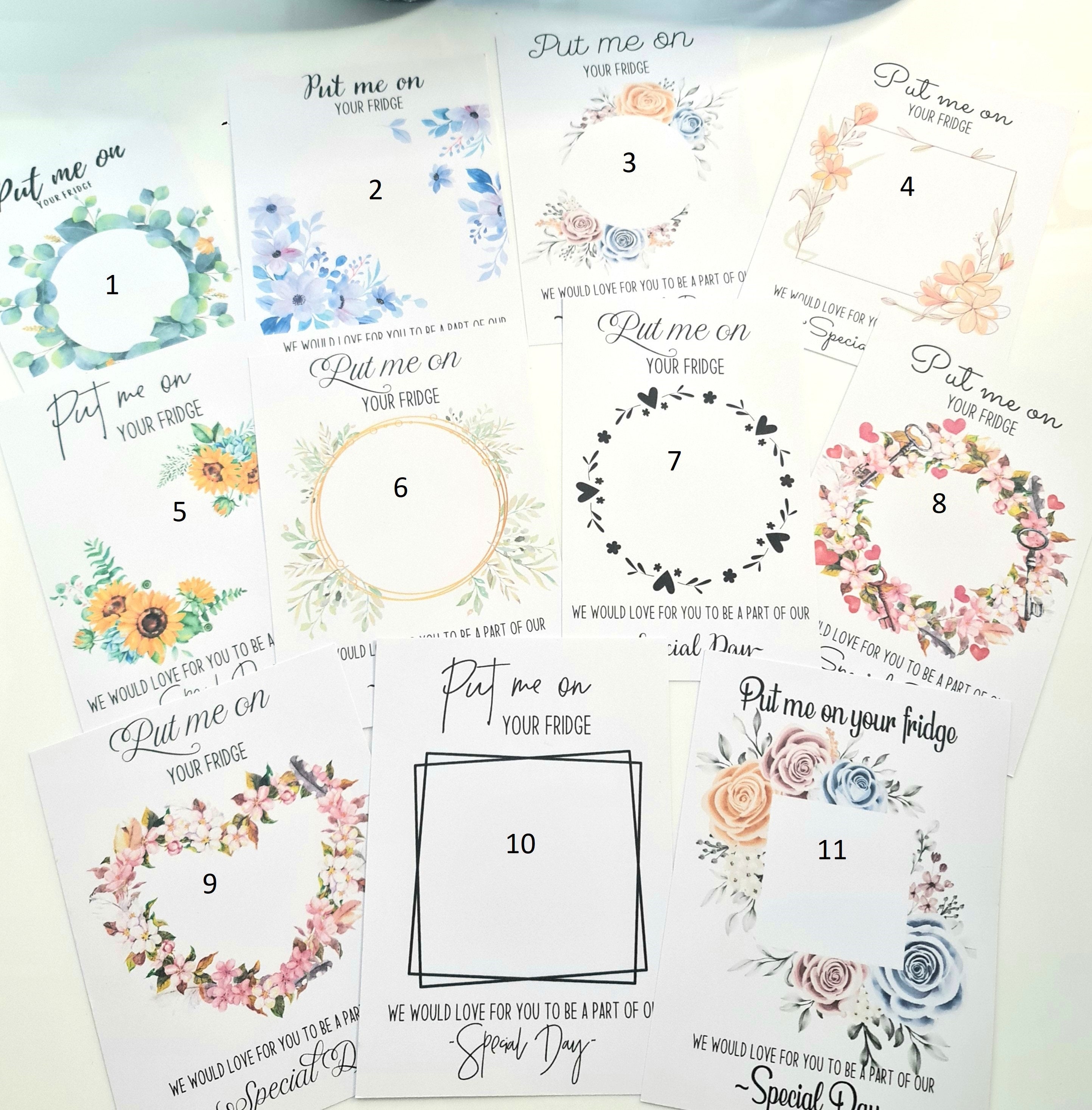 Wedding Save the Date Magnets | Wedding Invitations | Event Calendar ...