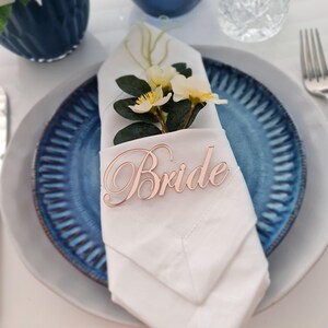 Personalised Acrylic Name Place Seating | Custom Name Place Cards | Name Plaques | Wedding Guest Names | Wedding Events | Guest name