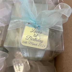 Acrylic Bonbonniere Tag | Guest Bonbonniere tag | Wedding favour tag | Baptism guest tag | Personalised gift tags | thank you tags | Candle