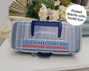 decoration fishing tackle boxes for wreaths Personalized Box Ornament Constructed from high Fishing Tackle Box | Personalized