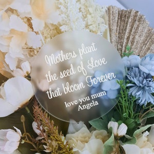 Mothers Day Gift | Personalised planter stick | Plant pot stick | Mother's Day present | custom planter | mum pot plant | mum gift | gift