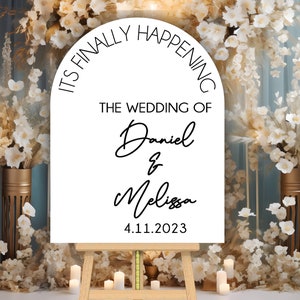 Wedding Welcome Sign | Acrylic Welcome Sign | Event Signage | Personalised sign| Engagement sign | Wedding board | Personalised sign