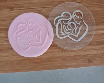 New Mother Cookie Stamp | Baby Fondant Debosser | Baby Shower Cookie Debosser | Baby Shower l Baby Cookie Stamp l Embosser l Fondant Stamp