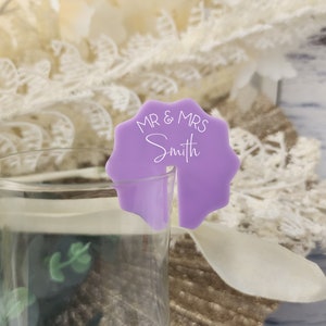 pour boissons en acrylique sans pied | Verre à cocktail | Poules | Accessoires pour boissons | Décoration de mariage | Anniversaire | Étiquettes de mariage personnalisées | Etiquettes personnalisées