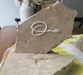 Travertine Stone Table Number Wording | Table Number Wording only | Wedding Stone Table Numbers | Wedding Decor | Well Wishes | Personalised product logo