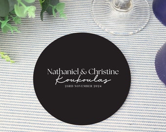 Acrylic Coaster Cards | Laser UV Printed | Personalised | Place Cards | Wedding Guest names | Wedding | Birthday | Custom Printed |
