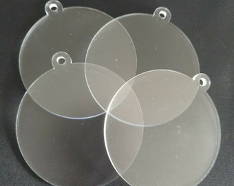 100mm  Blank Christmas Ornament, Christmas Ornament Blank, Bauble Blank, Wood Ornament, acrylic ornament, Ornament blanks, Christmas Blank