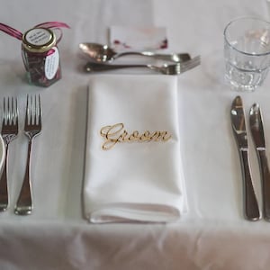 Personalised Acrylic Name Place Seating | Custom Name Place Cards | Name Plaques | Wedding Guest Names | Wedding Events | Guest name