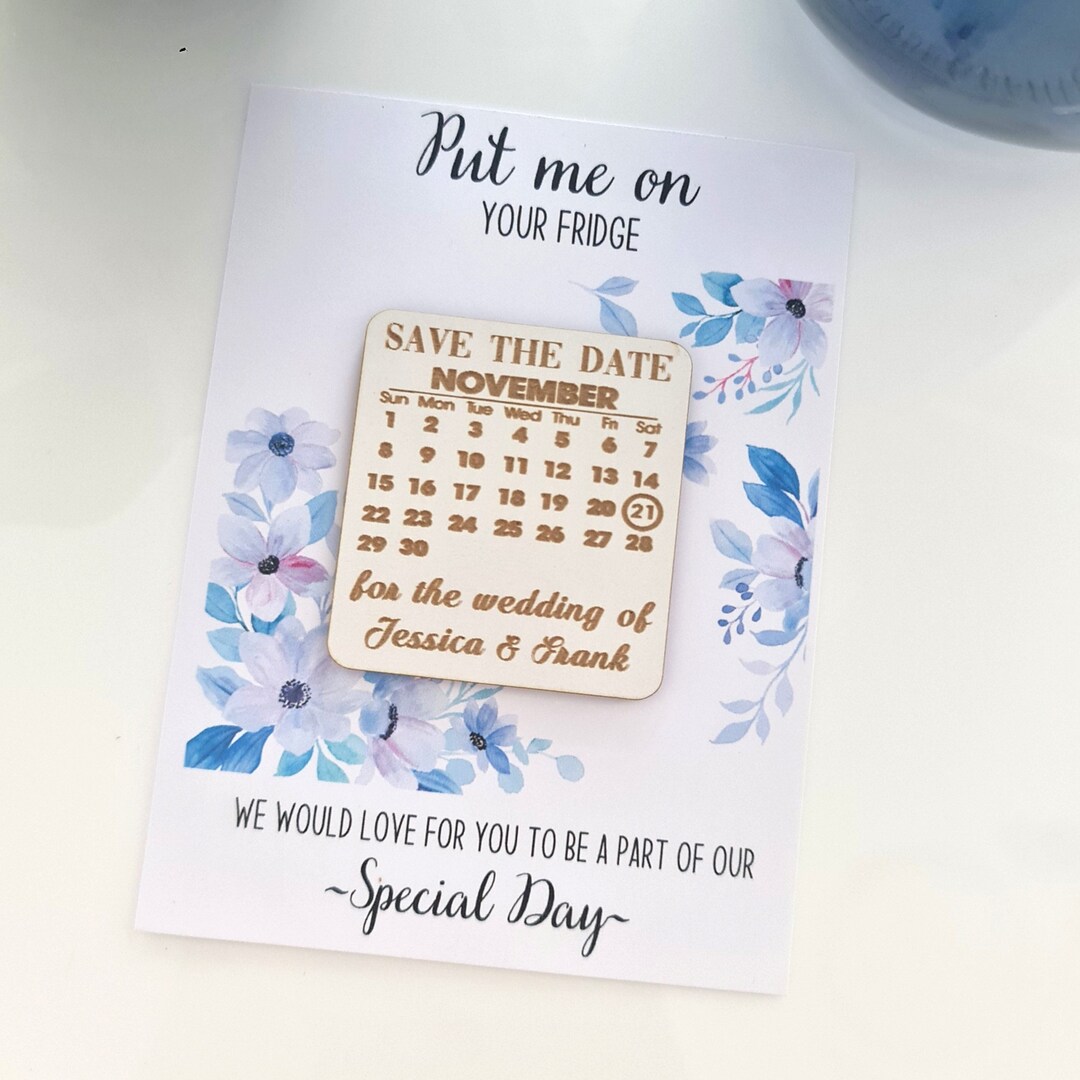 Wedding Save the Date Magnets | Wedding Invitations | Event Calendar ...