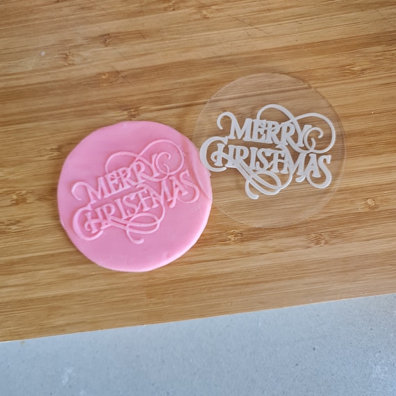 Christmas fondant stamp Clearance