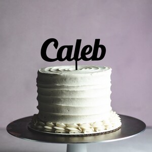 Name Cake Topper | Acrylic Cake Topper | Name Changeable | Birthday Cake Topper | FREE Proof Design | Cake Decor | Personalised