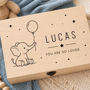 Coffret souvenir en bois personnalisé | Coffret à souvenirs sur mesure | Coffret souvenir bébé | Coffret mariage | Coffret commémoratif | Cadeau imprimé UV